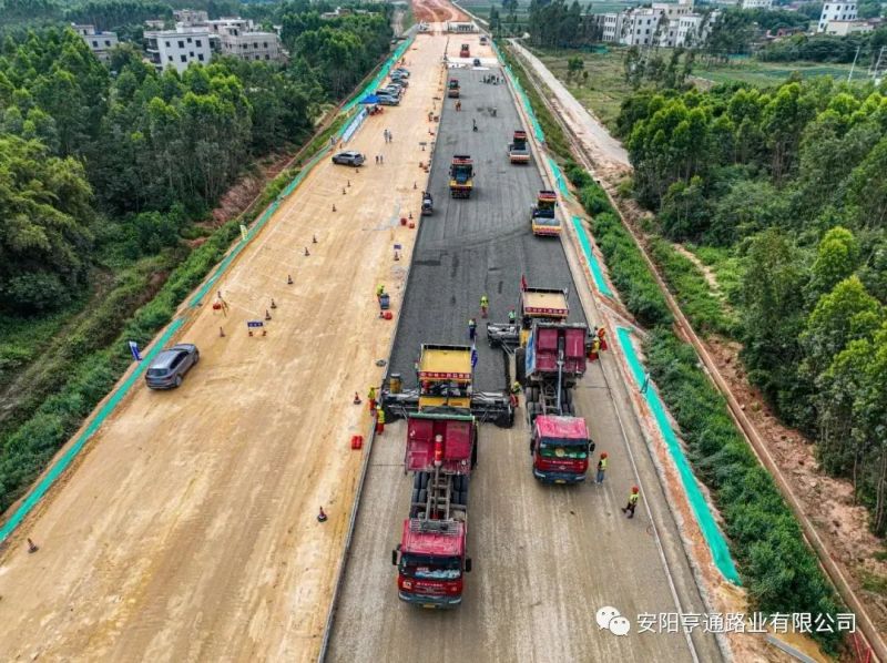 【省重 點項目】3D技術(shù)“打印”高速公路，南三島大橋項目進入路面工程施工階段